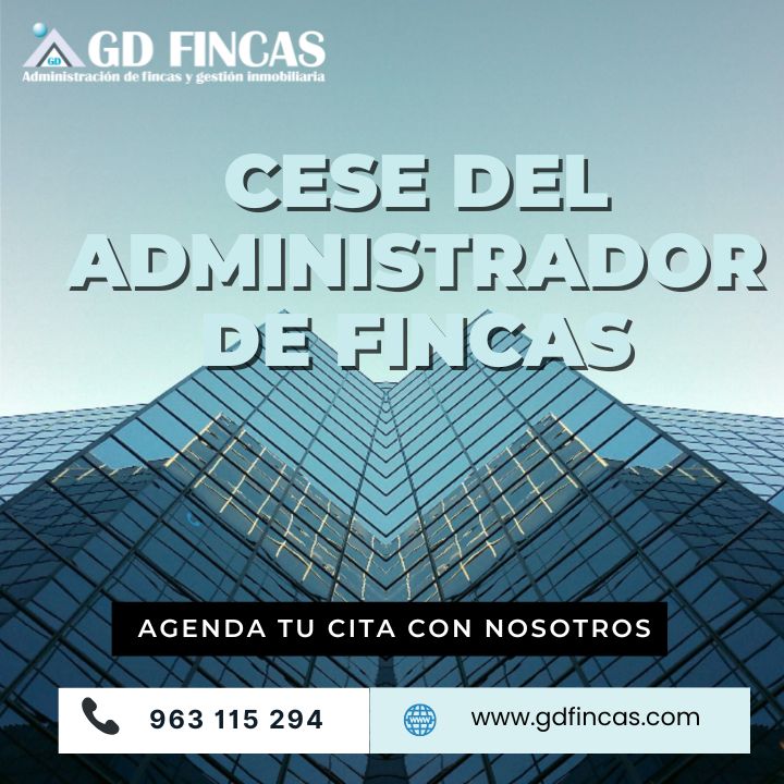 CESE DE ADMINISTRADOR DE FINCAS