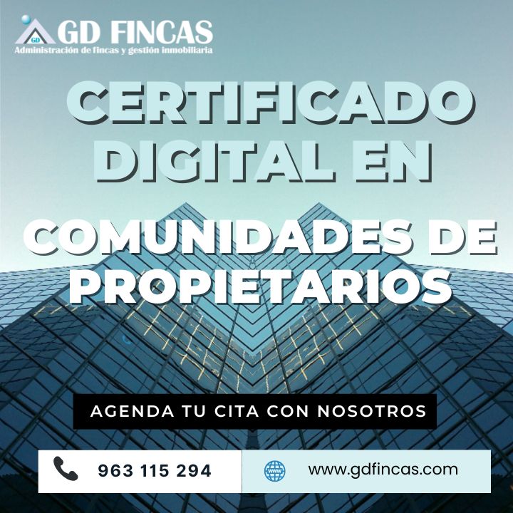 Certificado Digital en Comunidades de Propietarios